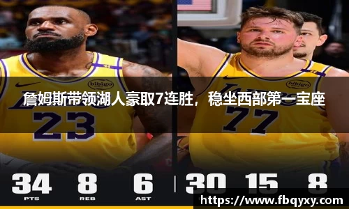 詹姆斯带领湖人豪取7连胜，稳坐西部第一宝座
