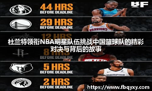 杜兰特领衔NBA明星队伍挑战中国篮球队的精彩对决与背后的故事